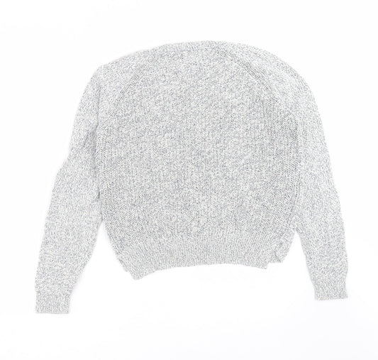 Womens UK Size 12 Marks and Spencer Grey Pullover Jumper