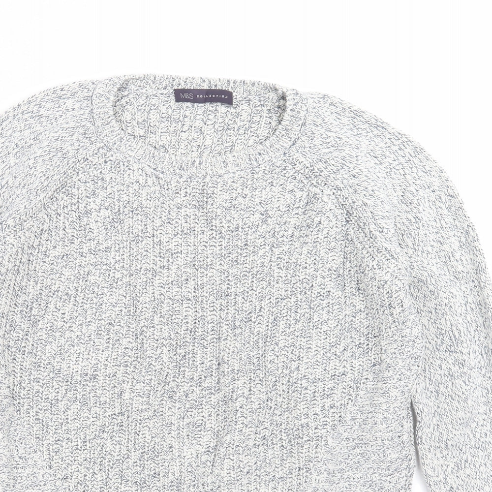 Womens UK Size 12 Marks and Spencer Grey Pullover Jumper