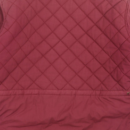 FASHION EXTRA Womens Purple   Quilted Jacket Size 14  - burgundy