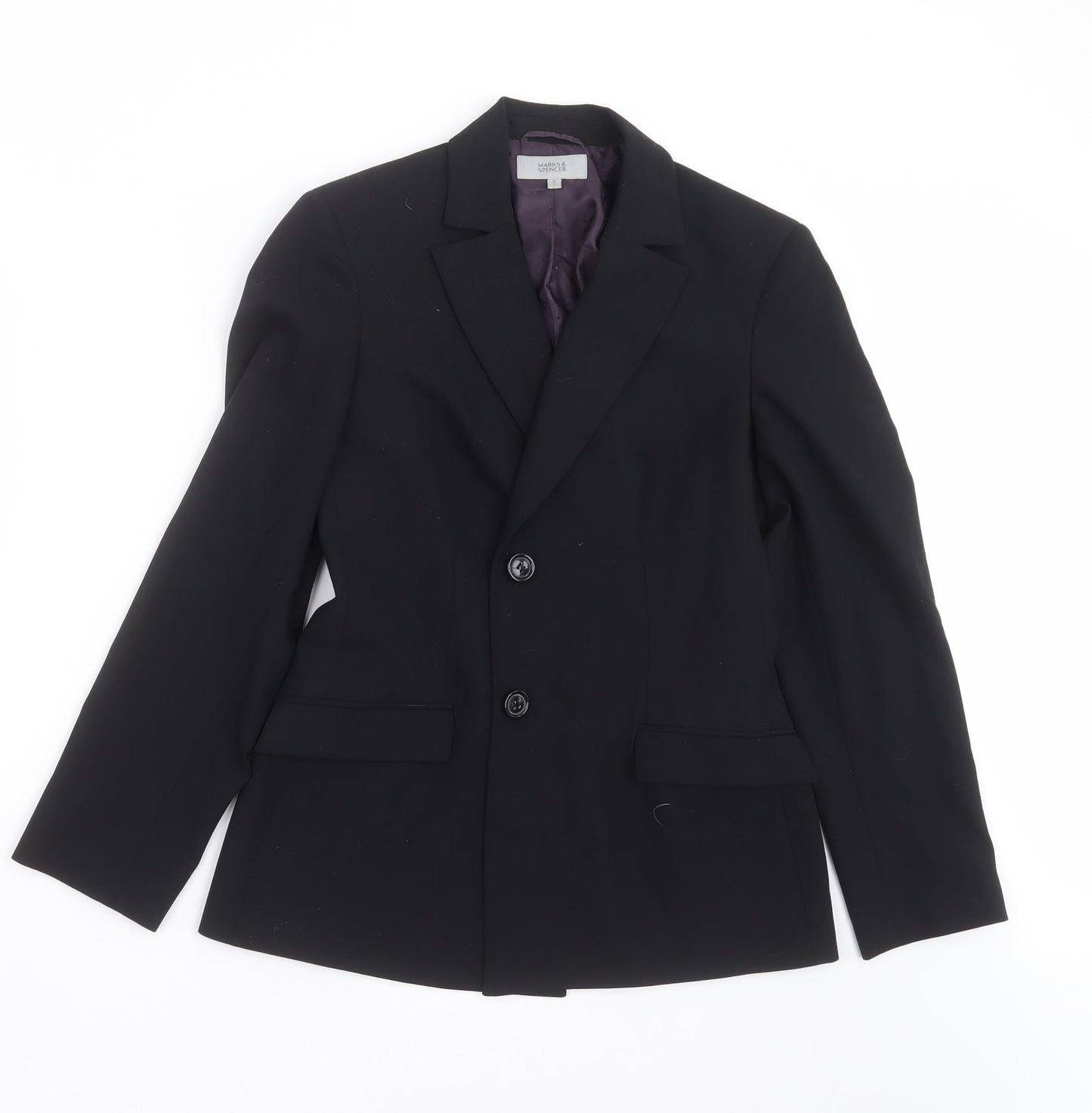 Marks and Spencer Womens Black   Jacket Suit Jacket Size 10