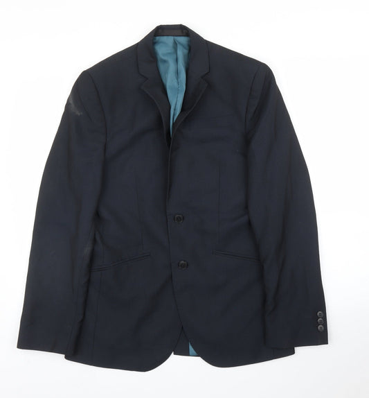 Mens UK Size 36 M&S Regular Blue Suit Jacket