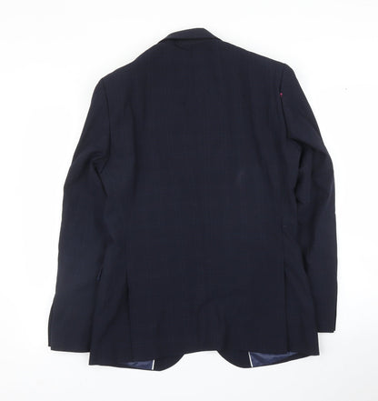 Mens UK Size 38 M&S Regular Blue Suit Jacket