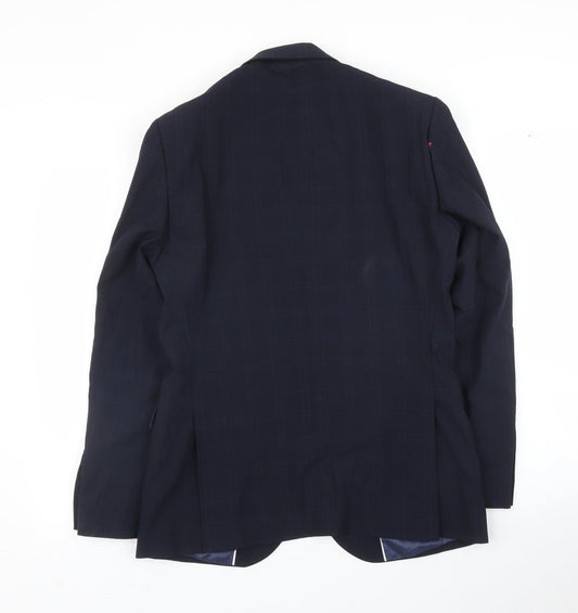 Mens UK Size 38 M&S Regular Blue Suit Jacket