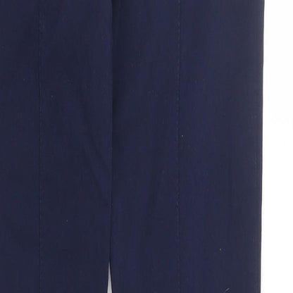 Primark Womens Blue   Carrot Trousers Size 4 L26 in