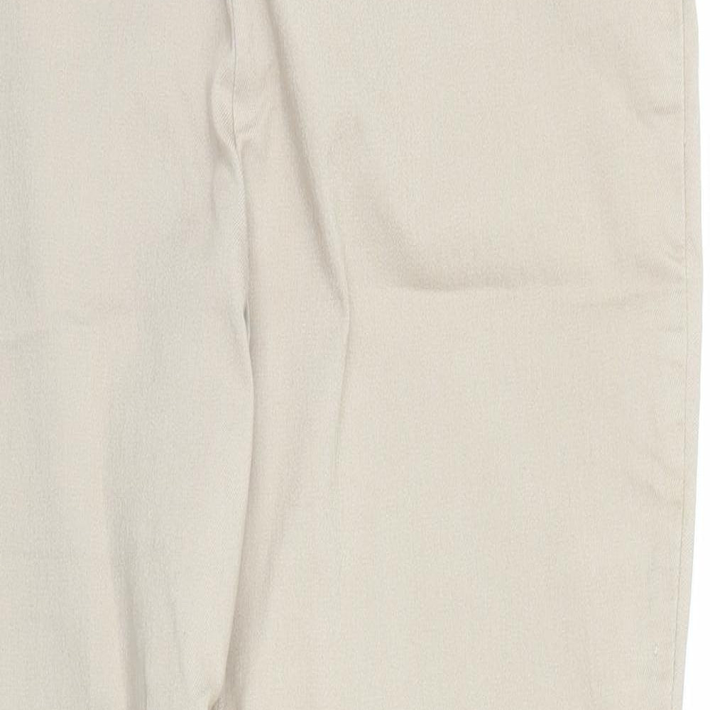 Womens UK Size 16 Damart Regular Fit  Beige Trousers