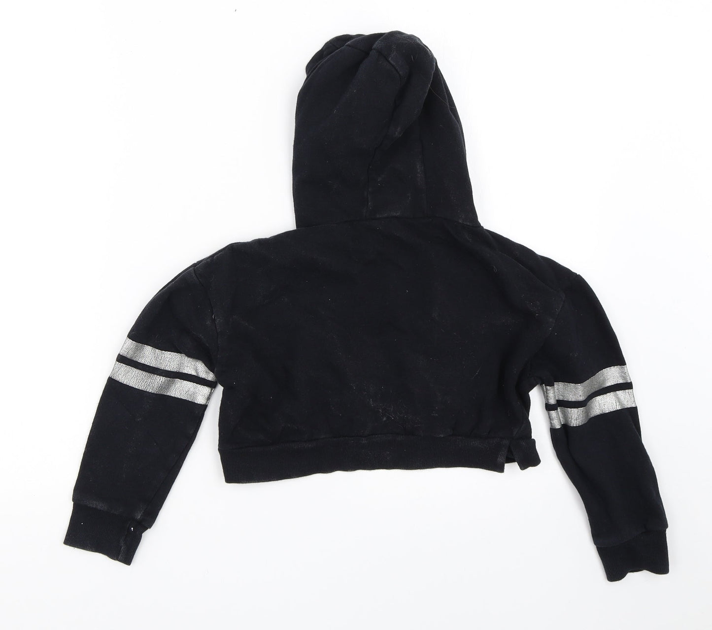 Miss Evie Girls Black   Pullover Hoodie Size 6-7 Years