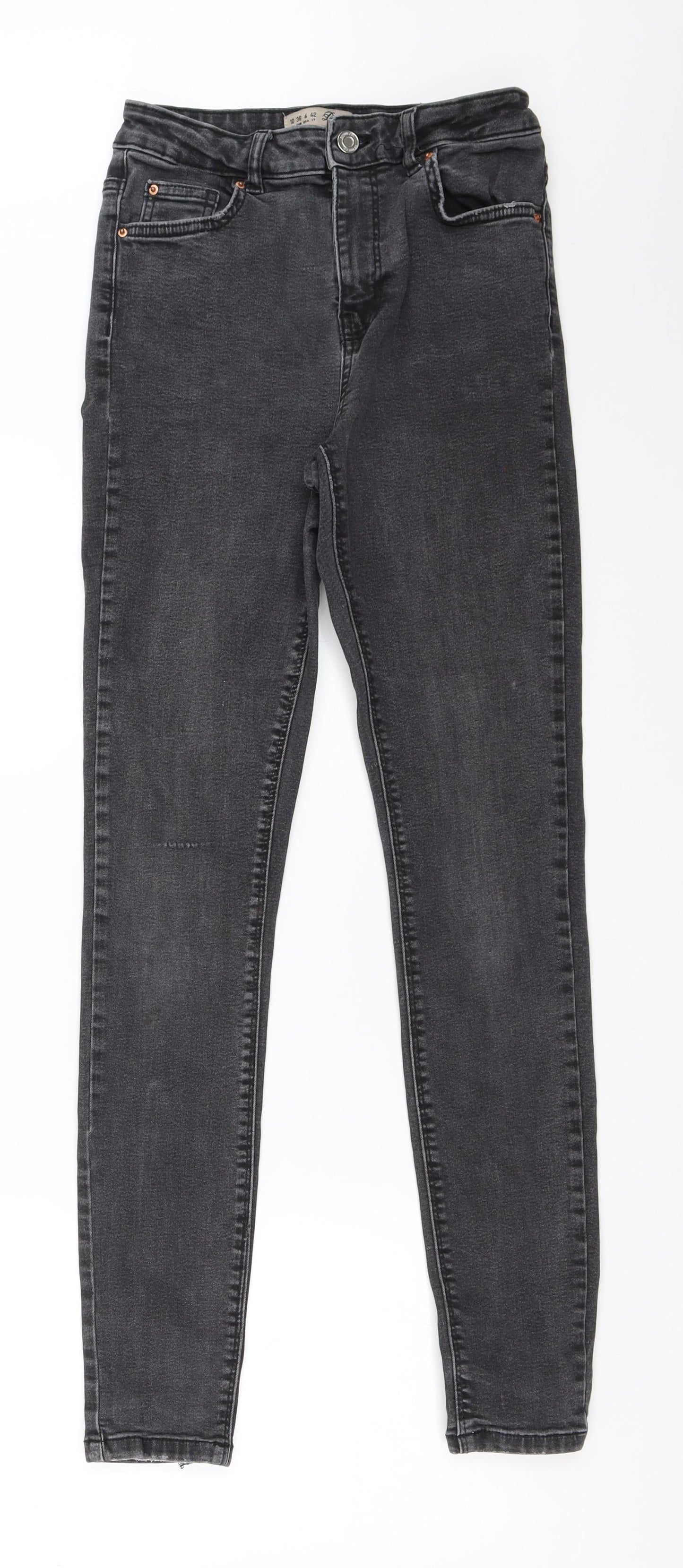Primark Womens Black   Skinny Jeans Size 10 L29 in