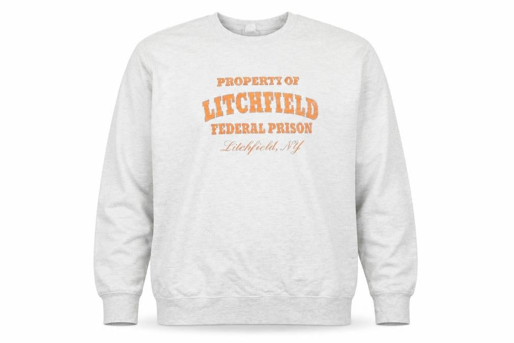Mens UK Size L All We Do is Grey Pullover Sweatshirt