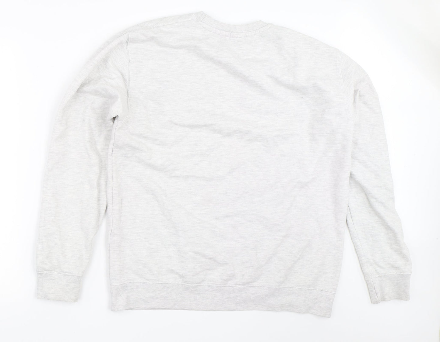 Mens UK Size L All We Do is Grey Pullover Sweatshirt