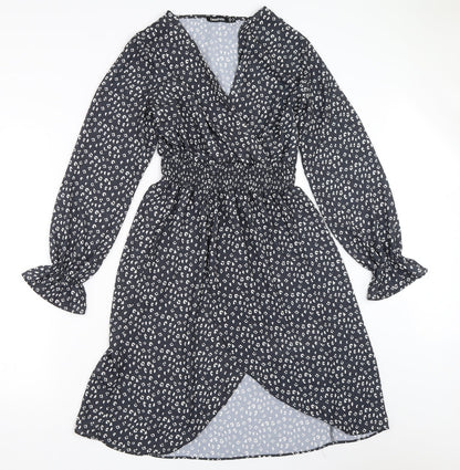 Boohoo Womens Black   Fit & Flare  Size 8