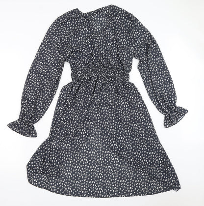 Boohoo Womens Black   Fit & Flare  Size 8