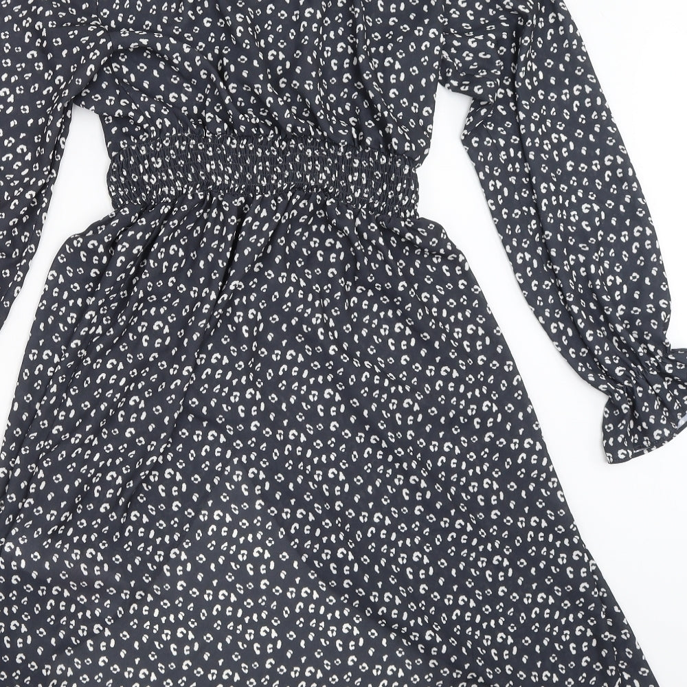 Boohoo Womens Black   Fit & Flare  Size 8