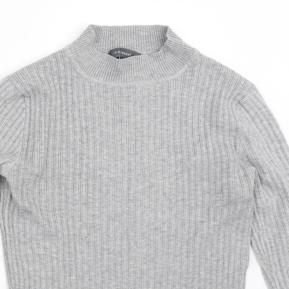 Primark Womens Grey   Pullover Jumper Size L