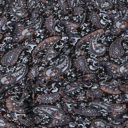 Oasis Womens Blue Paisley  Flare Skirt Size 8