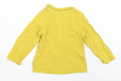 Mothercare Baby Yellow   Basic T-Shirt Size 12-18 Months