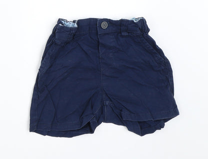 H&M Boys Blue   Cropped Trousers Size 12-18 Months