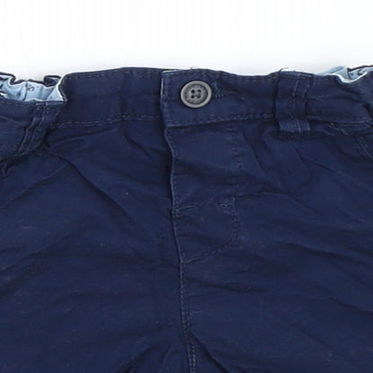 H&M Boys Blue   Cropped Trousers Size 12-18 Months