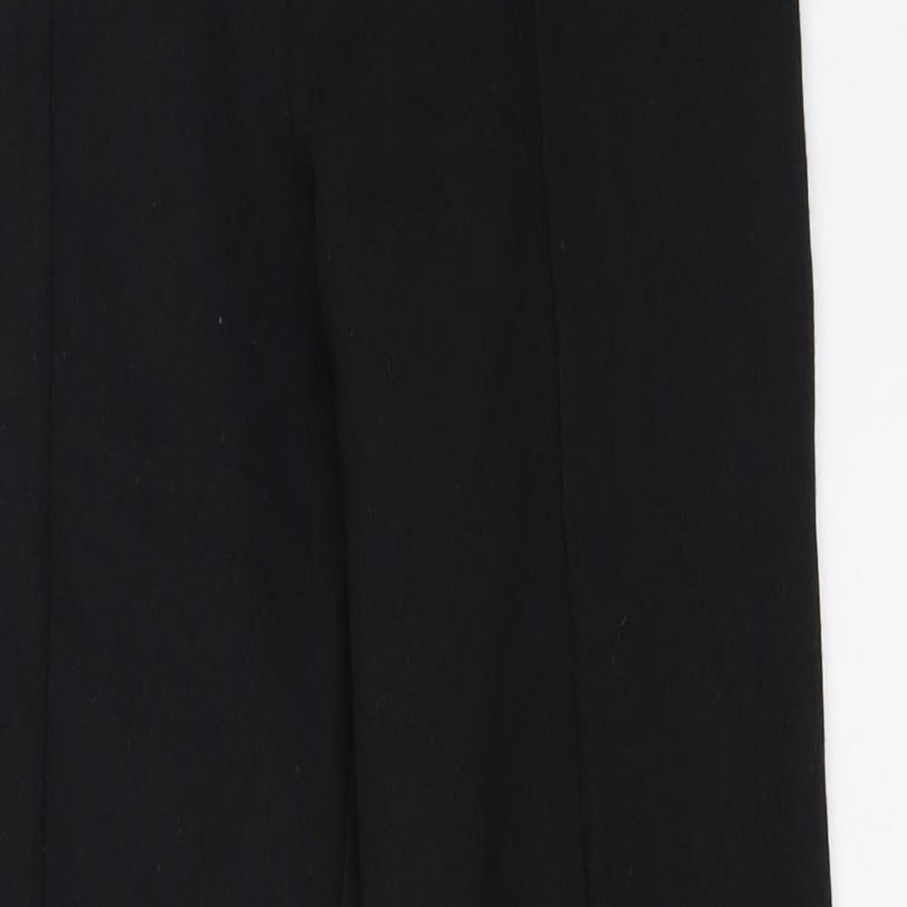 Womens UK Size 8 Miss Selfridge Regular Fit Capri Black Trousers