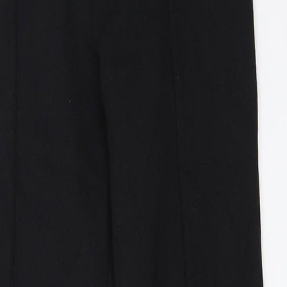 Womens UK Size 8 Miss Selfridge Regular Fit Capri Black Trousers