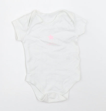 Primark Girls White   Babygrow One-Piece Size 0-3 Months