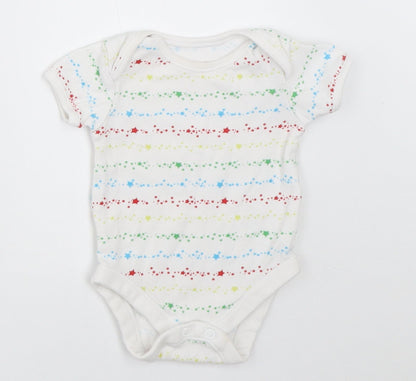 George Baby White   Babygrow One-Piece Size 0-3 Months