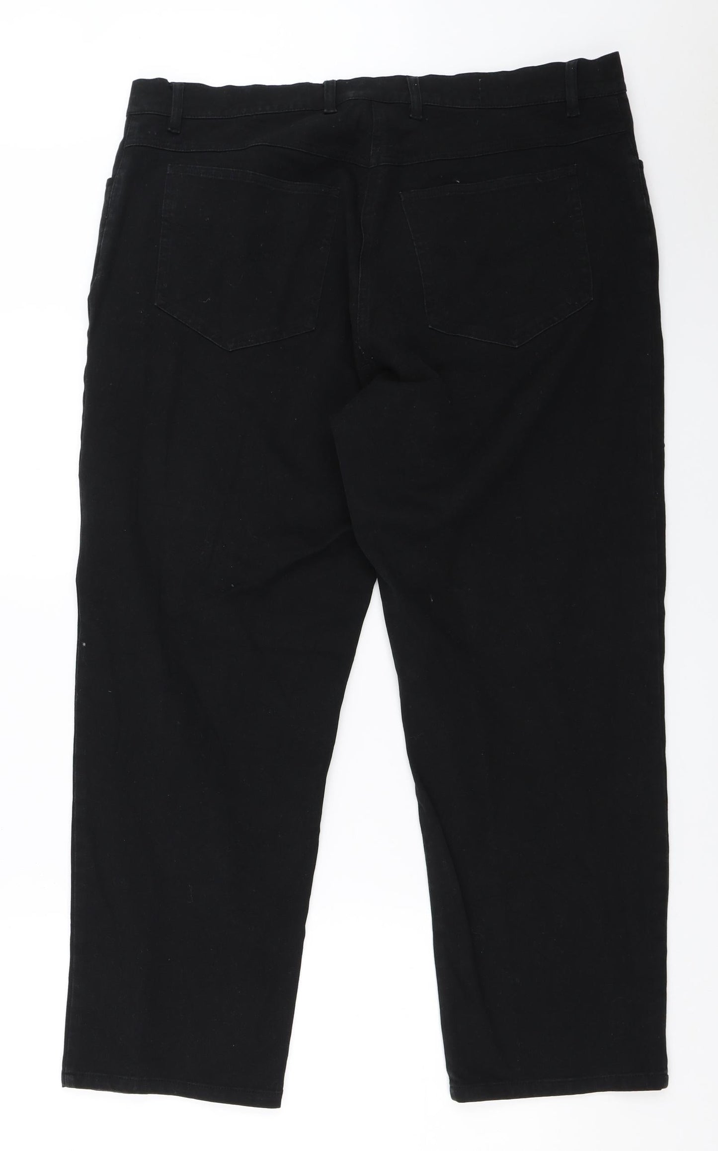Womens UK Size L Preworn Regular Fit Mom Black Jeans