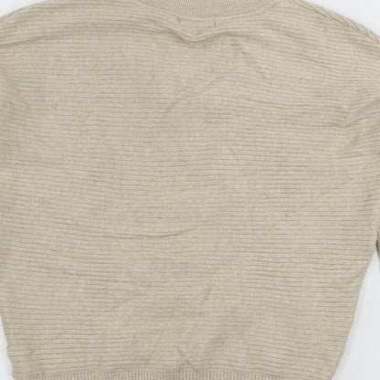 F&F  Womens Beige   Pullover Jumper Size 6