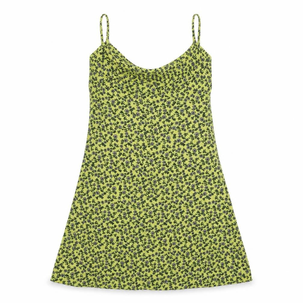 Womens UK Size 6 Topshop Yellow Basic Tank