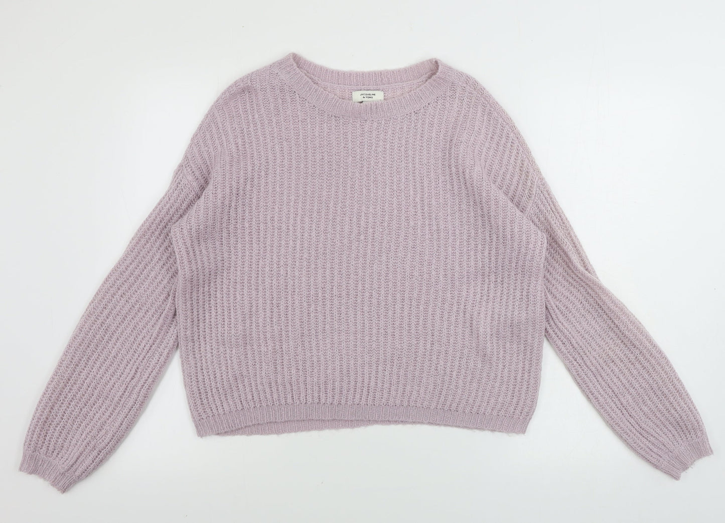 Womens UK Size S Jaqueline de Yong Pink Pullover Jumper