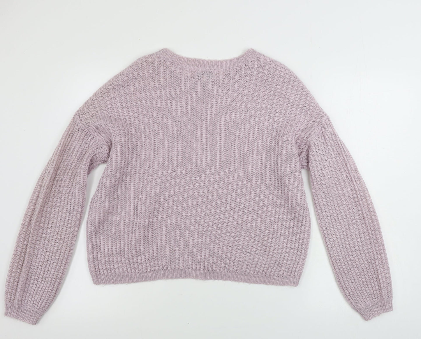 Womens UK Size S Jaqueline de Yong Pink Pullover Jumper