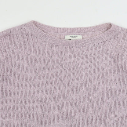 Womens UK Size S Jaqueline de Yong Pink Pullover Jumper
