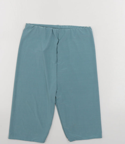 PRETTYLITTLETHING Womens Blue   Sweat Shorts Size 6