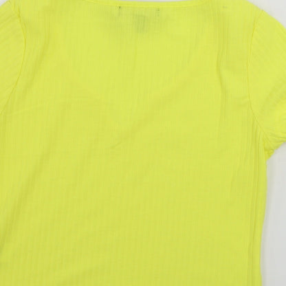 Primark  Womens Yellow   Basic T-Shirt Size S