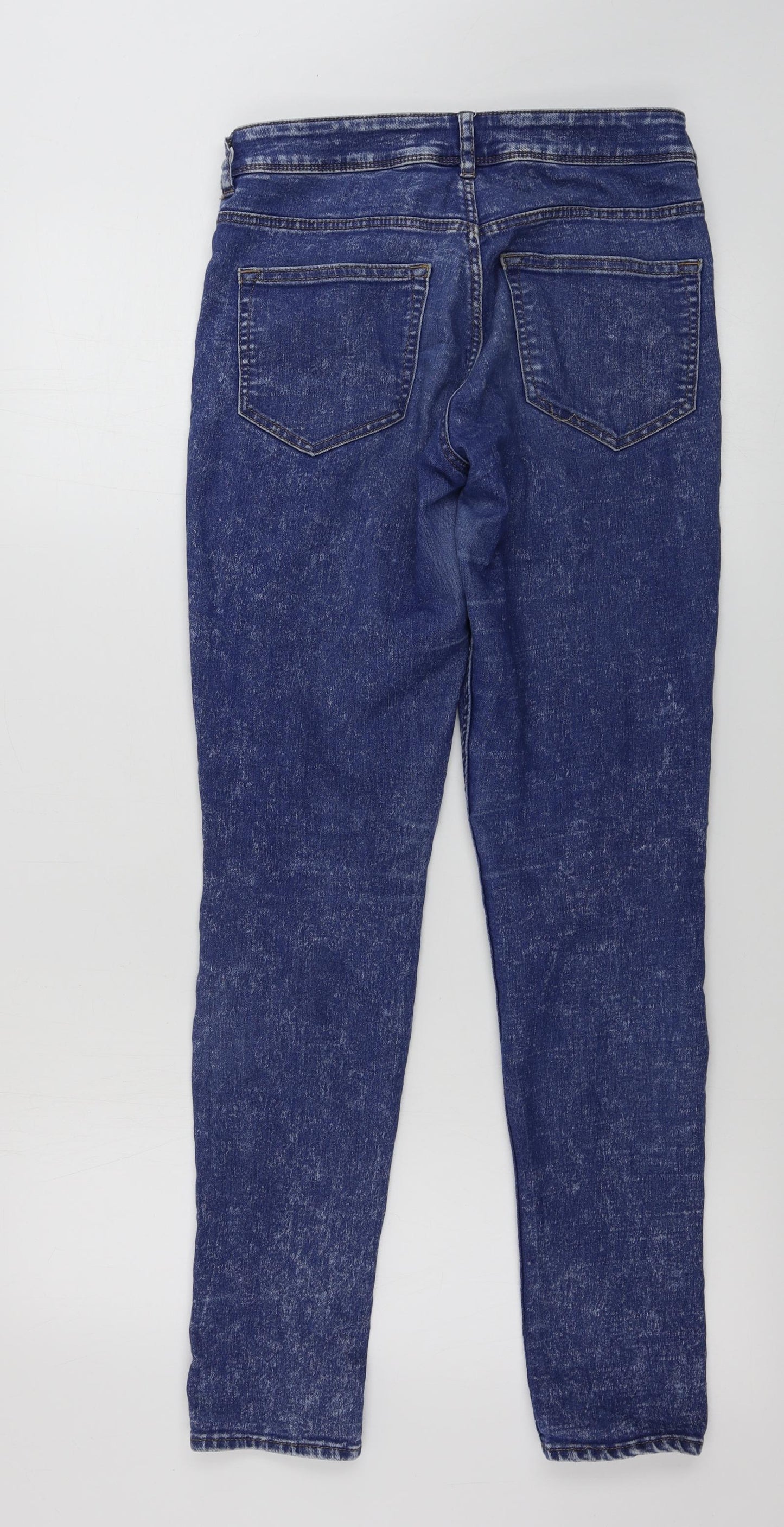 Womens UK Size 6 H&M Regular Fit Skinny Blue Jeans