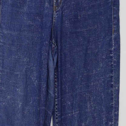 Womens UK Size 6 H&M Regular Fit Skinny Blue Jeans