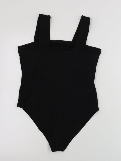 H&M  Womens Black   Bodysuit One-Piece Size S