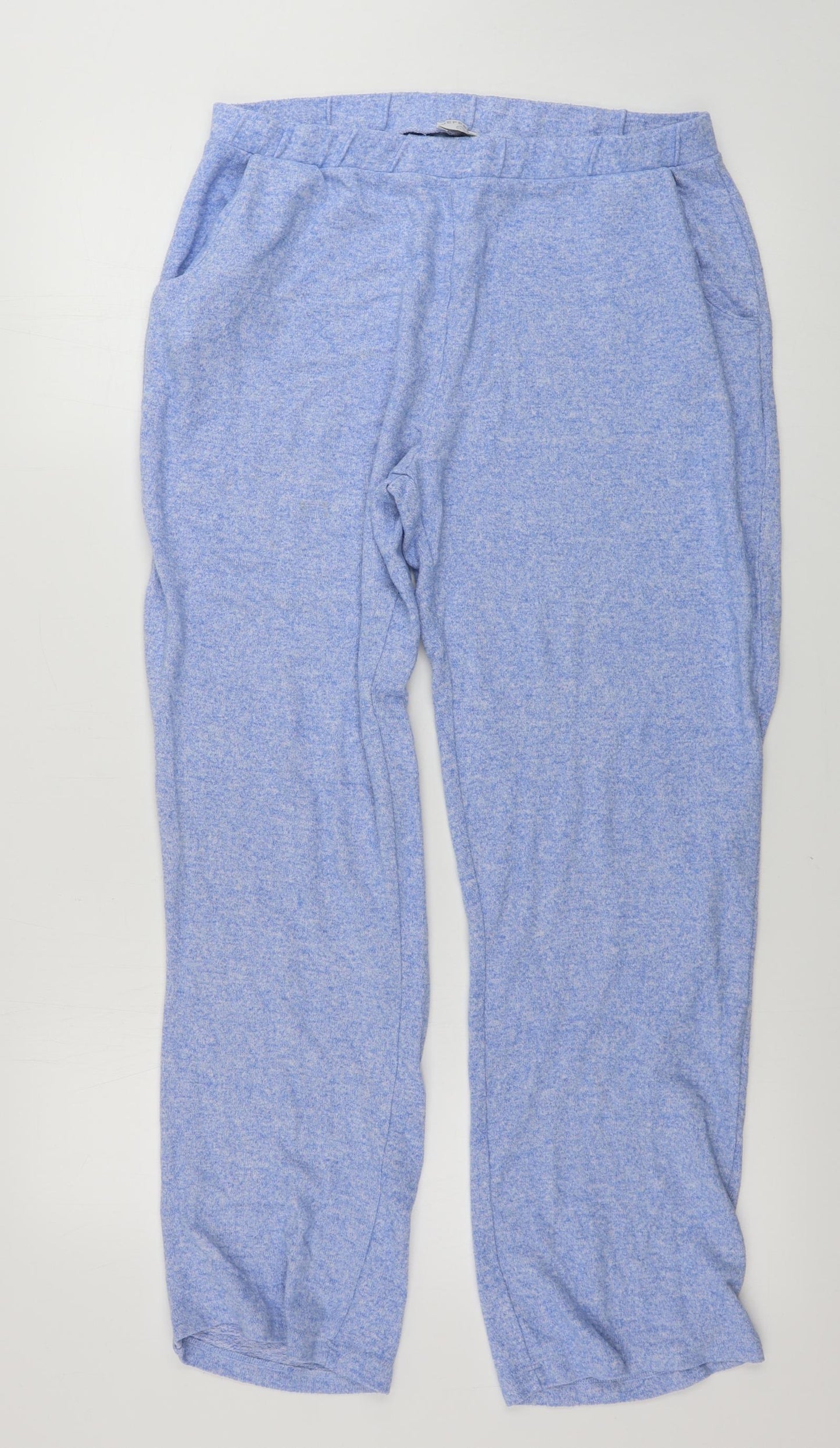 Womens UK Size 14 Jeff & Co Regular Fit Sweatpants Blue Trousers