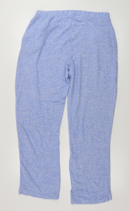 Womens UK Size 14 Jeff & Co Regular Fit Sweatpants Blue Trousers