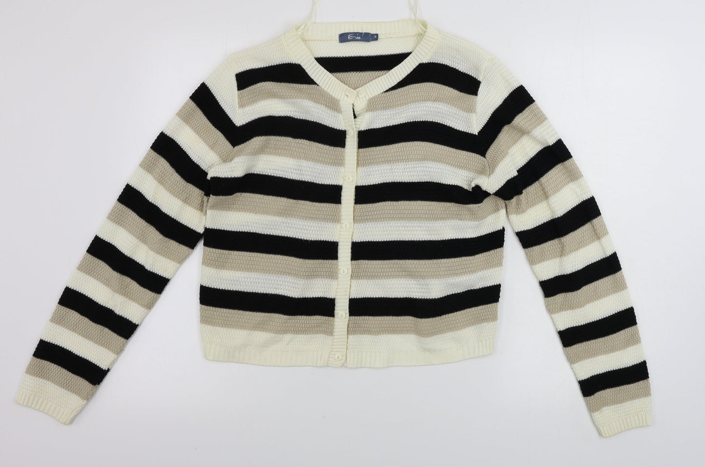 Womens UK Size 12 EVIE Beige Cardigan Jumper
