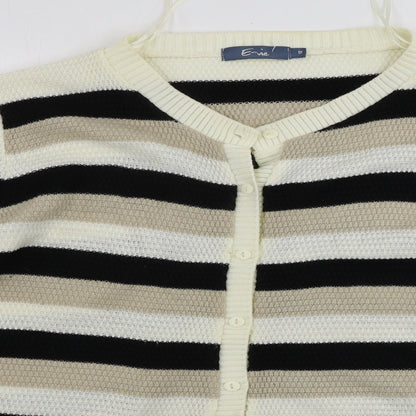 Womens UK Size 12 EVIE Beige Cardigan Jumper