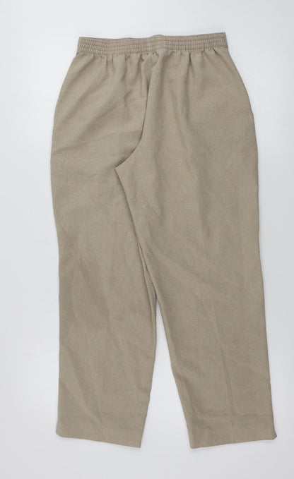 Womens UK Size 30 in Preworn Regular Fit  Beige Trousers