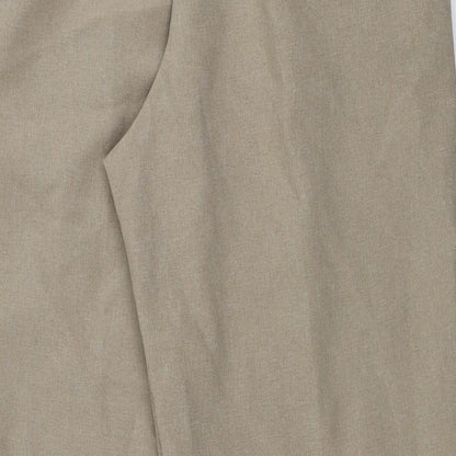 Womens UK Size 30 in Preworn Regular Fit  Beige Trousers