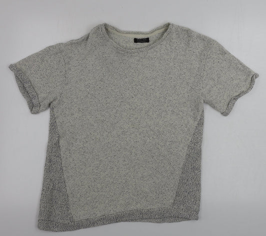 Womens UK Size M Zara Beige Pullover Jumper