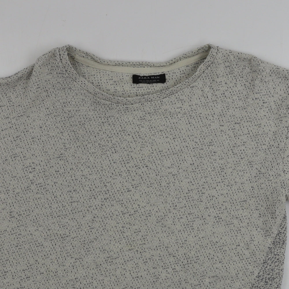 Womens UK Size M Zara Beige Pullover Jumper