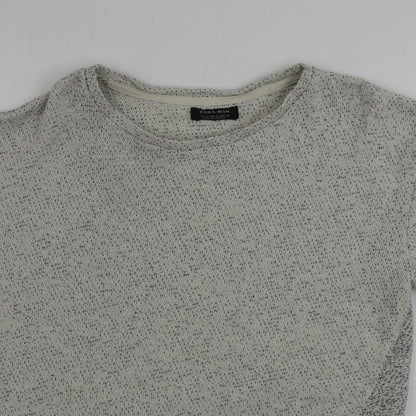 Womens UK Size M Zara Beige Pullover Jumper