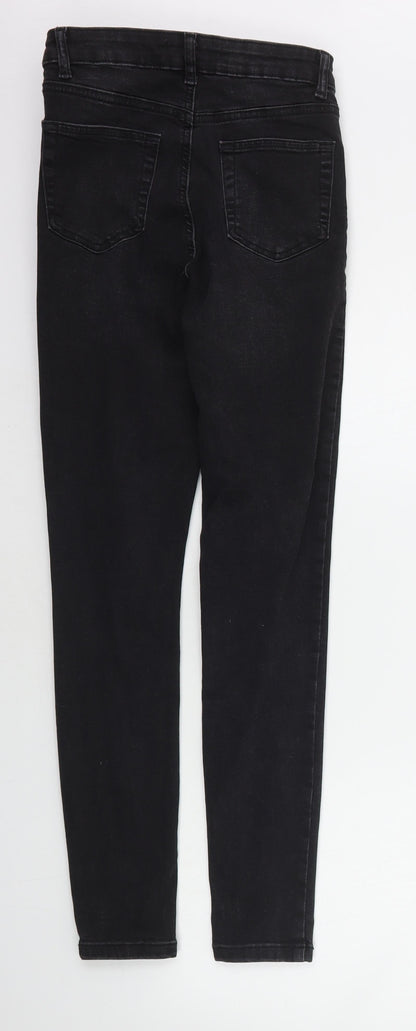 Denim & Co. Womens Grey   Skinny Jeans Size 8 L26 in