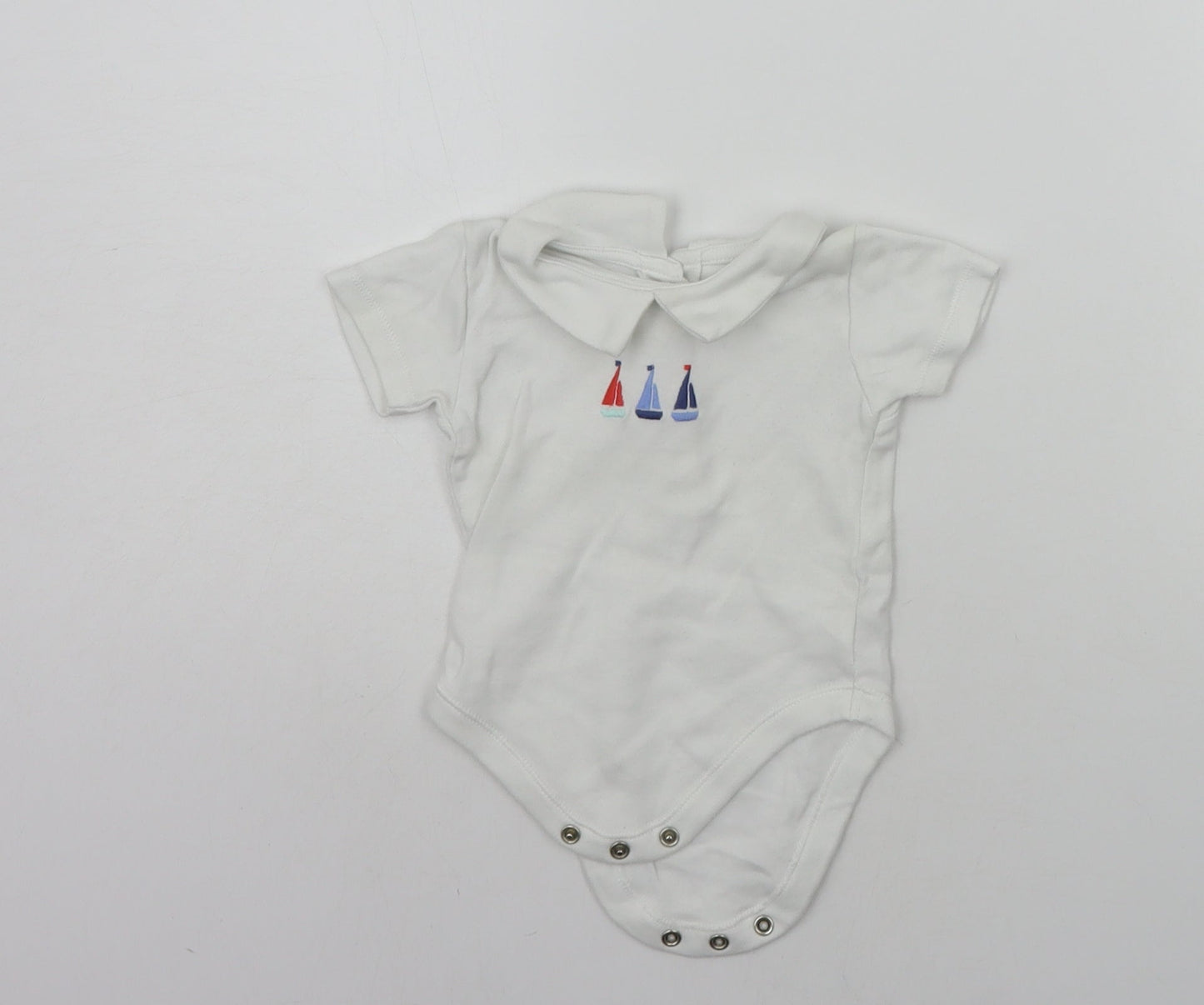 George Baby White   Babygrow One-Piece Size 3-6 Months