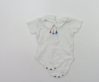 George Baby White   Babygrow One-Piece Size 3-6 Months