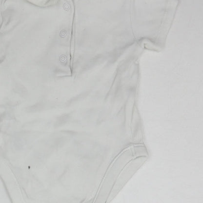 George Baby White   Babygrow One-Piece Size 3-6 Months