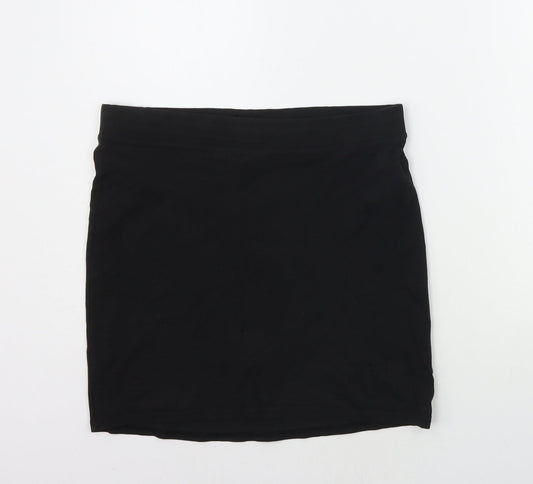Divided Womens Black   A-Line Skirt Size M